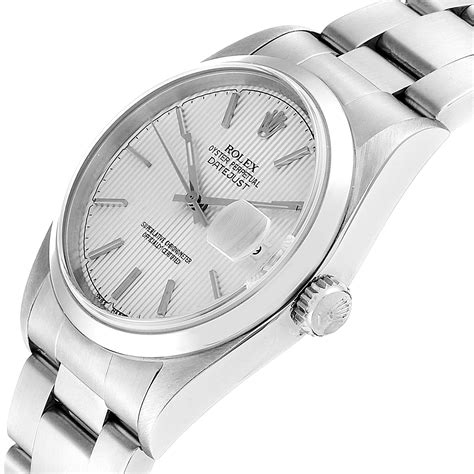 rolex datejust oystersteel 36 silver|Rolex Datejust 36 best price.